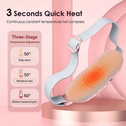 Smart Menstrual Heating Belt with Vibration – USB Powered
