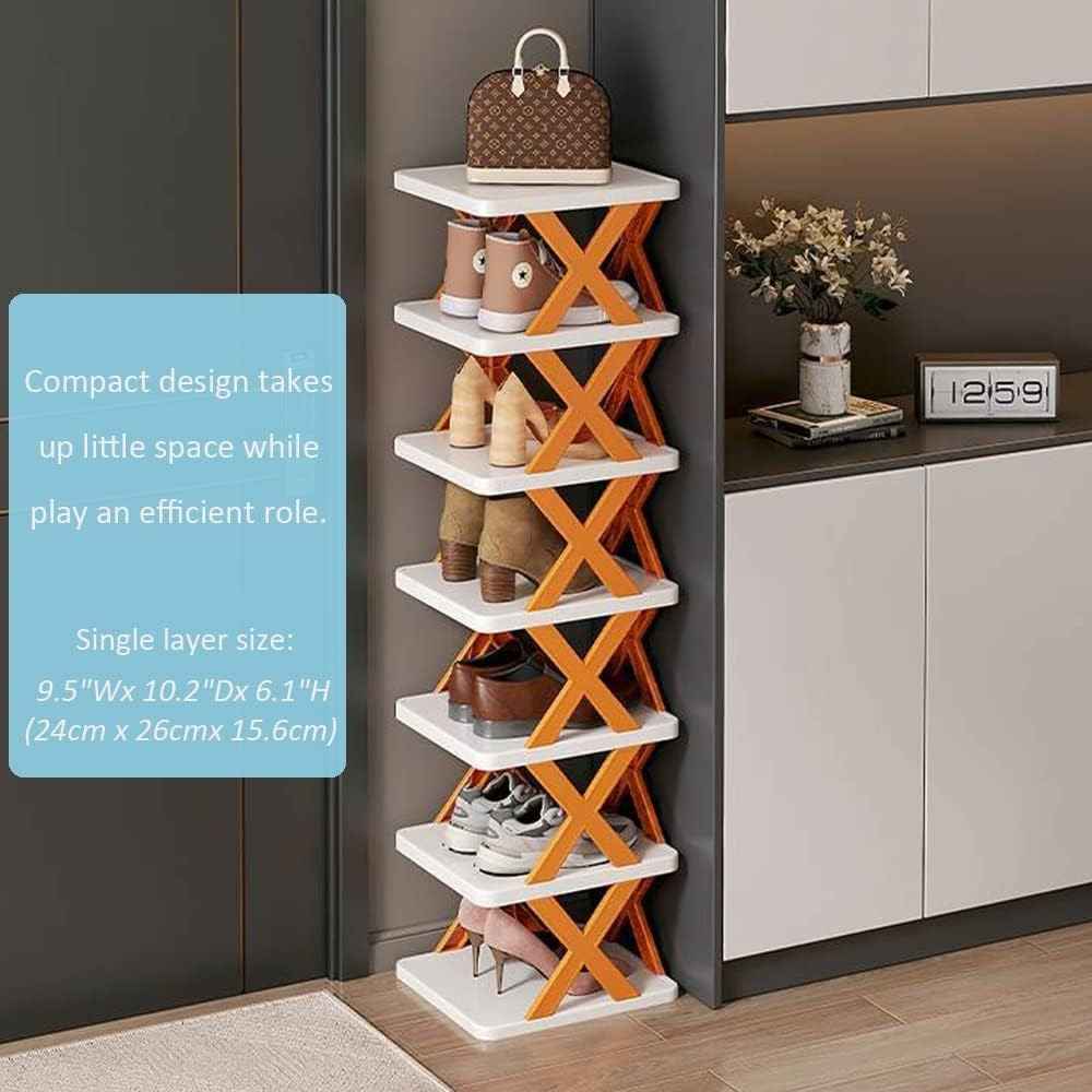 X-Shaped Foladable Shoe rack