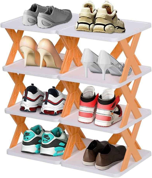 X-Shaped Foladable Shoe rack