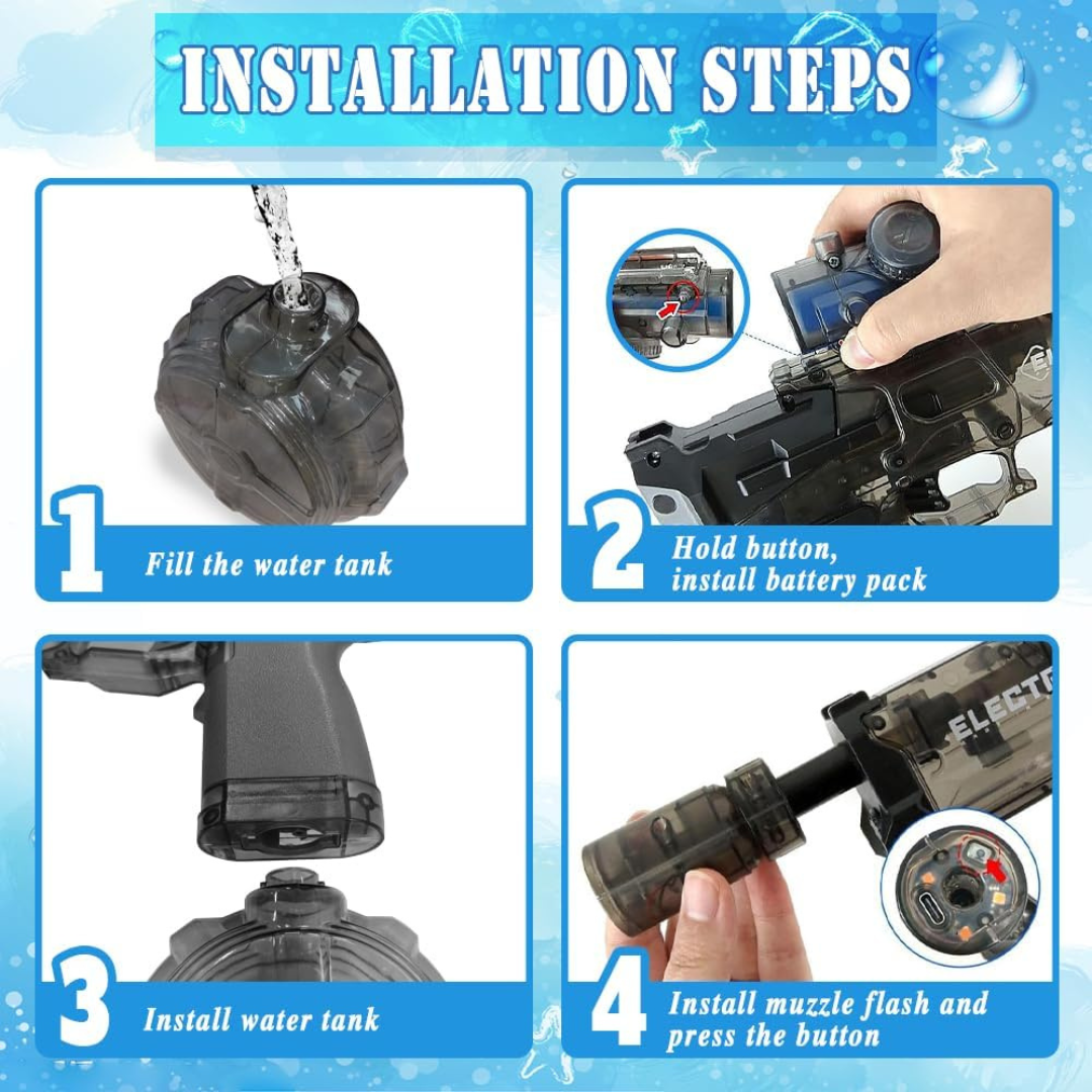 Super Splash Electric Water Gun