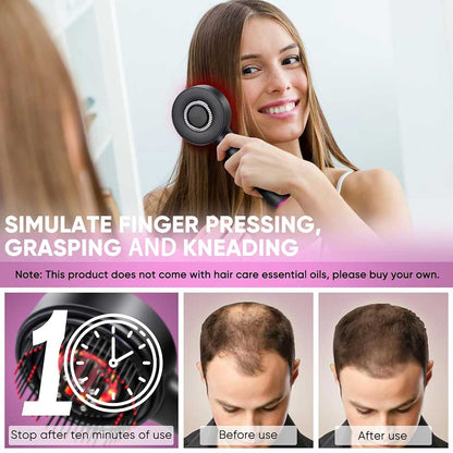 Vibrating Scalp Massager Comb for Hair Growth